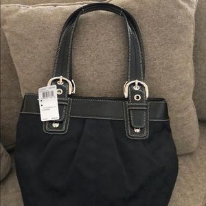 Exceptionally great Coach black Handbag NWT!